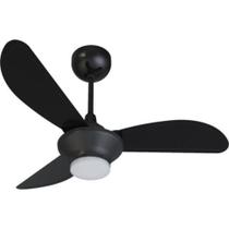 Ventilador De Teto Ventisol Mistral 3 Pás Preto Bivolt Ventilador De Teto Ventisol Mistral 3 Pás Preto Bivolt