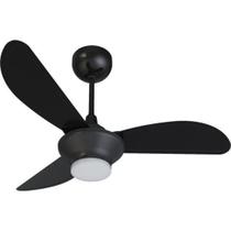 Ventilador de Teto Ventisol Mistral 3 Pás Preto - Bivolt