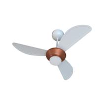 Ventilador De Teto Ventisol Mistral Led Bivolt 3 Pás Bronze/Branco