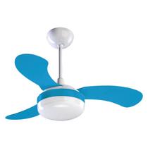 Ventilador de teto ventisol petit premium branco 3-par inj. azul cv3 220v