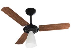 Ventilador de Teto Ventisol Wind Light 3 Pás Mogno para 1 Lâmpada Ventilador de Teto Ventisol Wind Light 3 Pás Mogno para 1 Lâmpada