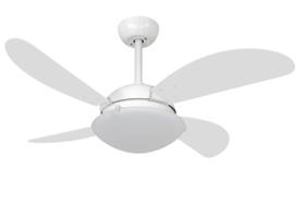 Ventilador de Teto Volare Branco Fosco Fly Moderno Luxo 127V