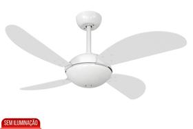 Ventilador de Teto Volare Branco Fosco Fly Office Luxo 127V