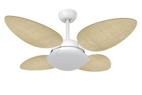 Ventilador De Teto Volare Branco Vd300 Pétalo Palmae 110V