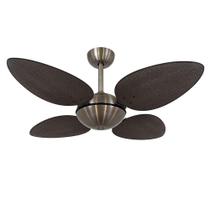 Ventilador De Teto Volare Bronze Office 4 Pás Tabaco 110V