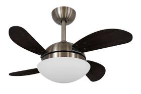 Ventilador de Teto Volare Bronze VD28 Fly Mini Tabaco 110V