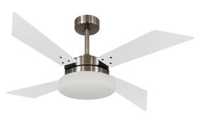 Ventilador de Teto Volare Bronze VD50 Tech Branco Luxo 127V