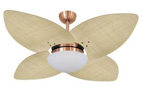 Ventilador de Teto Volare Cobre Dunamis Palmae Natural 220V