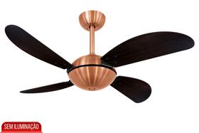 Ventilador de Teto Volare Cobre Fly Office Tabaco Luxo 127V