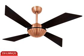 Ventilador de Teto Volare Cobre Tech Office Tabaco Luxo 220V