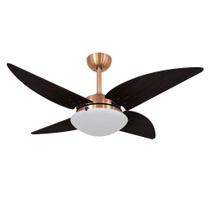 Ventilador De Teto Volare Cobre Vd300 Quad 4 Pás Tabaco 110V