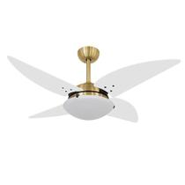 Ventilador De Teto Volare Dourado Vd300 Quad 4 Pás 110V