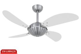 Ventilador de Teto Volare Escovado Fly Office Branco 220V