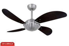 Ventilador de Teto Volare Escovado Fly Office Tabaco 127V