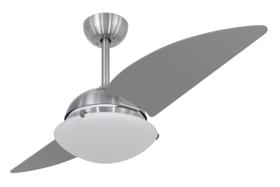 Ventilador de Teto Volare Escovado Turbo Titânio Luxo 127V