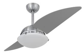 Ventilador de Teto Volare Escovado Turbo Titânio Luxo 220V