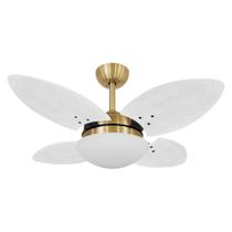 Ventilador De Teto Volare Mini Petalo Palmae Branco 127V