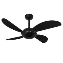 Ventilador De Teto Volare Nero Preto Fly 4 Pás 127V