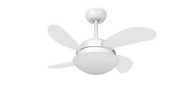 Ventilador De Teto Volare Vt4 Fly Mini Vd28 Branco Fosco
