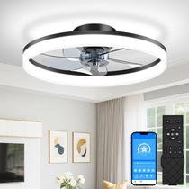 Ventilador de Teto VOLISUN 20" sem Pás com Luz LED e Controle Remoto