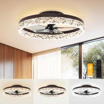Ventilador de teto VOLISUN Modern 50cm com luzes e controle remoto