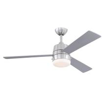 Ventilador de teto Westinghouse Brinley 52" LED Brushed Nickel