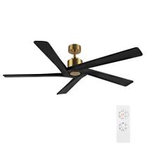 Ventilador de teto WINGBO 54" Solid Wood Blades 6 Velocidades DC Ventilador de teto WINGBO 54" Solid Wood Blades 6 Velocidades DC