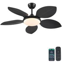 Ventilador de teto Wiviniya Tropical 48 polegadas com luzes e controle remoto Ventilador de teto Wiviniya Tropical 48 polegadas com luzes e controle remoto