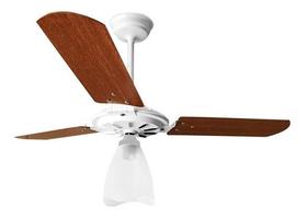 Ventilador de Teto Yris Ventex Branco/Mogno Ventilador de Teto Yris Ventex Branco/Mogno