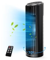 Ventilador de Torre Abolee FTS006 13" Sem Pás 4 Velocidades com Controle Remoto