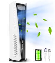 Ventilador de Torre CONBOLA Oscilante 180° Sem Lâminas - 10000mAh - 3 Velocidades Ventilador de Torre CONBOLA Oscilante 180° Sem Lâminas - 10000mAh - 3 Velocidades