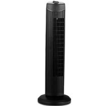 Ventilador de torre COSTWAY de 28 polegadas oscilante sem lâmina preto