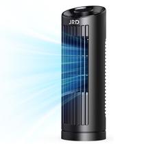Ventilador de torre JRD 33 cm, sem lâminas, 3 velocidades, oscilação de 80, 120 V
