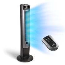 Ventilador de torre Lasko T42951 Temporizador oscilante de 3 velocidades 42" prateado