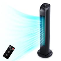 Ventilador de Torre Uthfy Portátil, 3 Velocidades, Controle Remoto, Oscilação de 120 Ventilador de Torre Uthfy Portátil, 3 Velocidades, Controle Remoto, Oscilação de 120