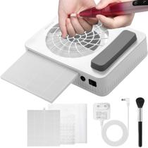 Ventilador de vácuo poderoso Aokitec 48W do coletor de pó de unhas Ventilador de vácuo poderoso Aokitec 48W do coletor de pó de unhas