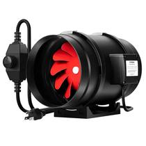 Ventilador de ventilación VIVOSUN R8 20 cm 720 m³/h con controlador de velocidad Ventilador de ventilación VIVOSUN R8 20 cm 720 m³/h con controlador de velocidad