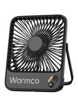 Ventilador de viagem portátil Warmco 10000mAh com tempo de execução de 10-24H 18cm