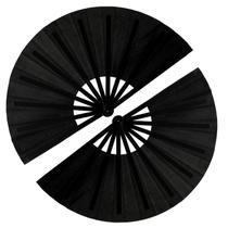 Ventilador dobrável GeGeya Grande Rave Fan de 13 polegadas para dança de linha