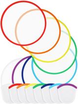 Ventilador dobrável Gejoy, 24 peças, portátil colorido de 9,8"