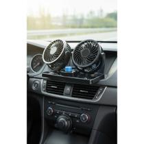 Ventilador Duplo Carro 12V: Frescor TOTAL em Viagens Ventilador Duplo Carro 12V: Frescor TOTAL em Viagens