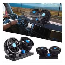 Ventilador Duplo P/ Refrigeração De Carro Mini 12V - B-MAX