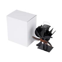 Ventilador Ecológico De Liga De Alumínio Com 7 Lâminas, Silencioso, Movido a Calor, Para Lareira a