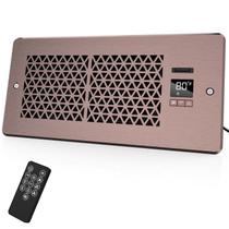 Ventilador Eléctrico MATULSA Potenciador de Rejilla 4x10" Control Remoto 10 Velocidades