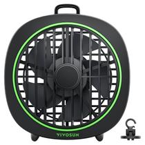 Ventilador Eléctrico VIVOSUN AeroWave D4 Clip de 10 cm, 3 Velocidades, Negro