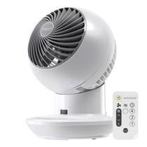 Ventilador elétrico IRIS WOOZOO com controle remoto e oscilação, alcance de ar de 16 m