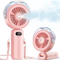 Ventilador Elétrico Portátil com Nebulização Otlonpe 4000mAh Recarregável Ventilador Elétrico Portátil com Nebulização Otlonpe 4000mAh Recarregável