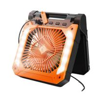 Ventilador Elétrico Portátil Sem Fio Com Luz LED E Carregamento Solar USB Para Camping, Caminhadas, Ventilador Elétrico Portátil Sem Fio Com Luz LED E Carregamento Solar USB Para Camping, Caminhadas,