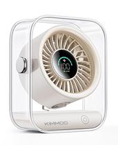 Ventilador Elétrico Recarregável USB KIMMOO Silencioso Turbo 100 Velocidades