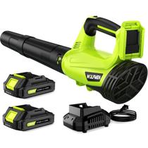 Ventilador elétrico sem fio WOLFMEN com 2 baterias 450CFM